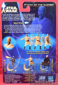 Attack of the Clones Mace Windu Geonosian Action Figure