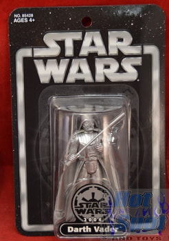 2004 Exclusive Silver Darth Vader Figure