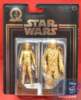 Gold 2-Pack Exclusive Chewbacca Luke Figures