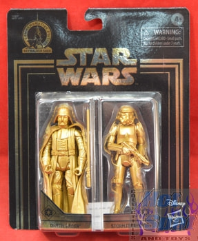 Gold Exclusive 2 Pack Darth Vader Stormtrooper Figures