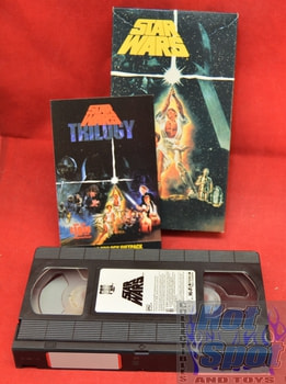 Star Wars trilogy 1st Issue Movie VHS with insert card 4242