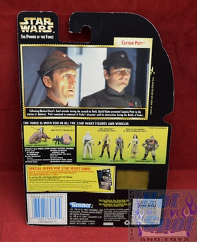 POTF Captain Piett #3 Card Backer w/ Freeze Frame