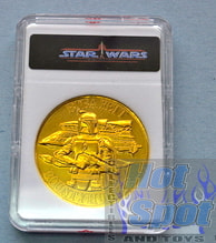 Droids Cartoon Boba Fett Gold Coin Slabbed