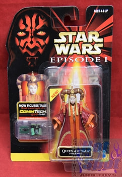 EP 1 CommTech Queen Amidala (Coruscant) Action Figure