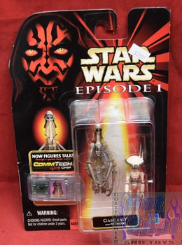 EP 1 CommTech Gasgano with Pit Droid Action Figure