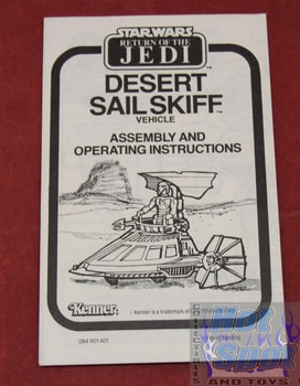1983 Desert Sail Skiff Vehicle Instruction Booklet