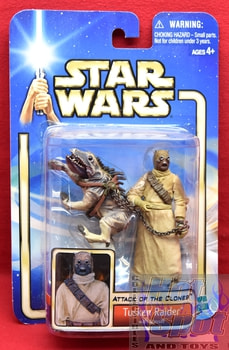 Attack of the Clones Tusken Raider w/ Massiff Figure