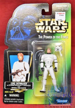 Green Card Luke Skywalker in Stormtrooper Disguise