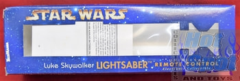 Luke Skywalker Lightsaber remote control Box Only 1997