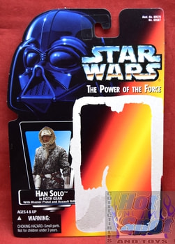 POTF Han Solo Hoth Gear Card Backer