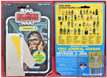 Chewbacca Kenner Card Backer