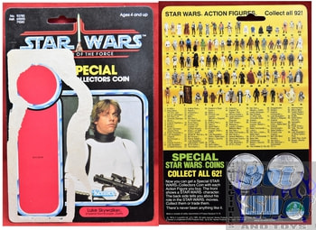 Luke Skywalker Stormtrooper Kenner Card Backer