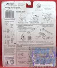 1997 Red Squadron X-Wing Starfighter Model Rocket