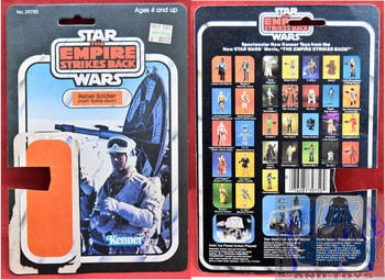 Rebel Soldier Hoth Battle Gear Kenner Card Backer