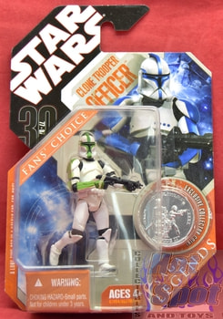 TAC 30th Clone Trooper Officer Green Figure