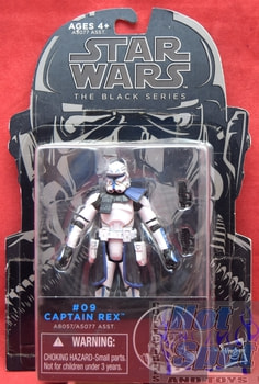 #09 Captain Rex Clone Wars 3.75 Black Series Blue Line Figure