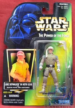 Green Card Luke Skywalker Hoth Gear Figure