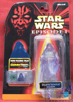 EP 1 CommTech Darth Sidious Holograph Tomy Exclusive Figure