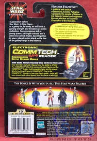 EP 1 CommTech Senator Palpatine Figure