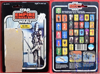 IG-88 Bounty Hunter Kenner Card Backer