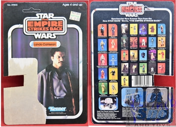 Lando Calrissian Kenner Card Backer