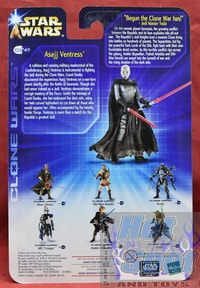 Clone Wars Asajj Ventress Sith Apprentice Figure