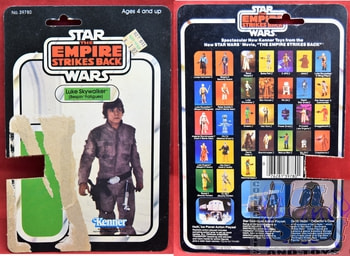 Luke Skywalker Bespin Kenner Card Backer