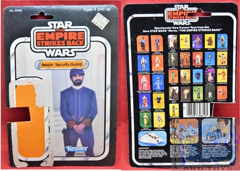 Bespin Security Guard Kenner Card Backer