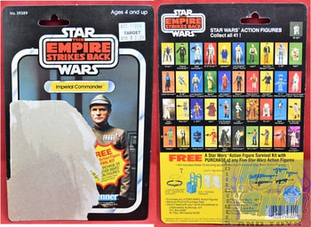 Imperial Commander Kenner Card Backer