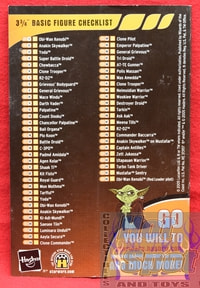 2005 Revenge of the Sith Product Catalog Insert