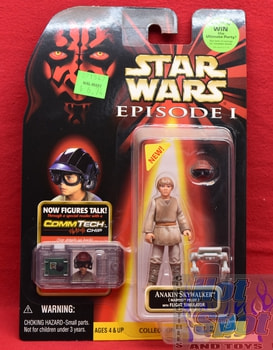 EP 1 CommTech Anakin Skywalker Naboo Pilot Figure