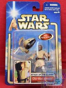 Attack of the Clones Obi-Wan Kenobi Coruscant Chase Figure