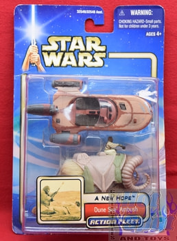 2002 A New Hope Dune Sea Ambush Carded Action Fleet Set