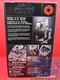 Star Wars Black Series Imperial AT ST Walker and Driver