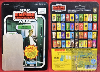 Han Solo Bespin Kenner Card Backer