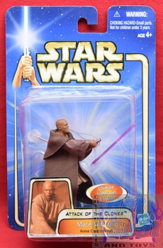 Attack of the Clones Mace Windu Arena Confrontation Figure