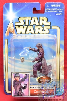 Attack of the Clones Zam Wesell Bounty Hunter Figure