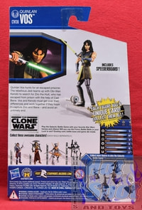 The Clone Wars Quinlan Vos Figure CW36