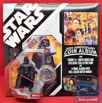 TAC 30th Coin Album with Figure #1 Darth Vader
