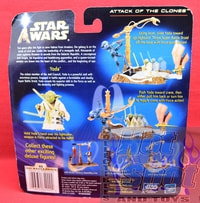 Attack of the Clones Yoda Force Powers Battle Droid Figure 2 Pack