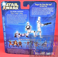 Clone Wars Clone Trooper Army Green Stripe Figure 3 Pack
