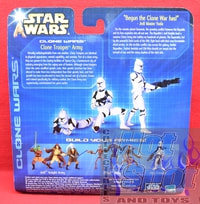 Clone Wars Clone Trooper Army Figure 3 Pack