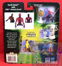 POTJ Darth Maul w/ Sith Attack Droid Figure 2 Pack