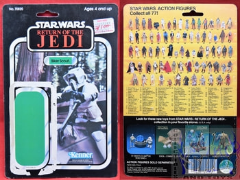 Biker Scout Kenner Card Backer