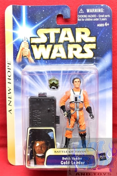 A New Hope Dutch Vander Gold Leader Battle of Yavin Figure