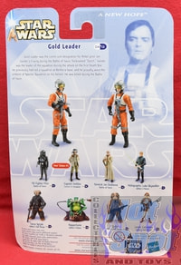 A New Hope Dutch Vander Gold Leader Battle of Yavin Figure