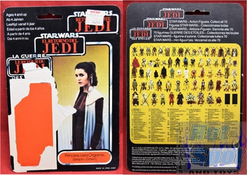 Leia Organa Bespin Gown Palitoy Card Backer