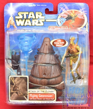 Attack of the Clones Flying Geonosian w/ Sonic Blaster & Attack Pod Figure Pack