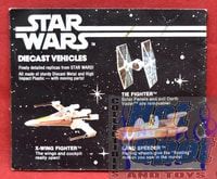 Vintage Kenner X-Wing Booklet Catalog Insert - Pink Variant