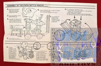 1985 POTF Ewok Battle Wagon Original Instructions